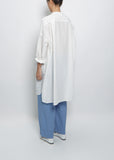 Button Down Tunic — White