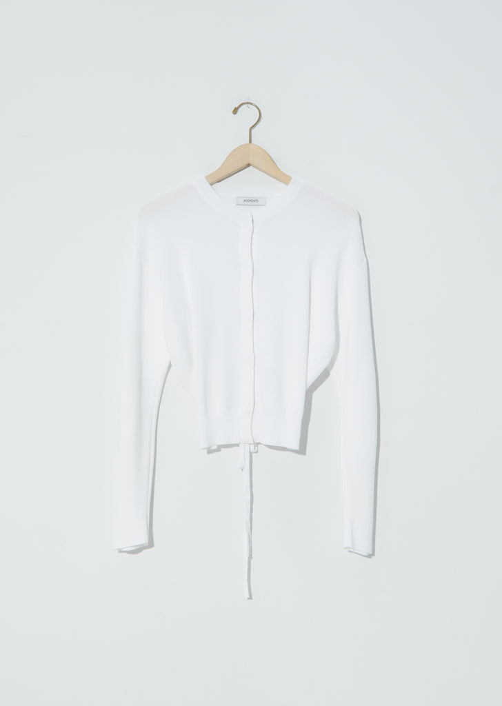 Back Cutout Cardigan
