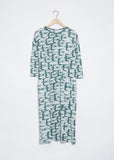 Hello Swallow Dress — Light Blue