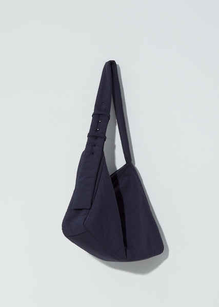 Padded Shoulder Bag — Dark Navy – La Garçonne