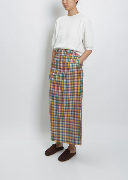 Giza Light Weight Double-Cloth Skirt – La Garçonne