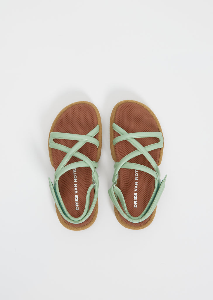 Strappy Mesh Sandals
