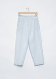 Tapered Pull-On Pants — White Stripe