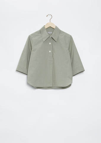 Three Button Poplin Shirt — Fossil
