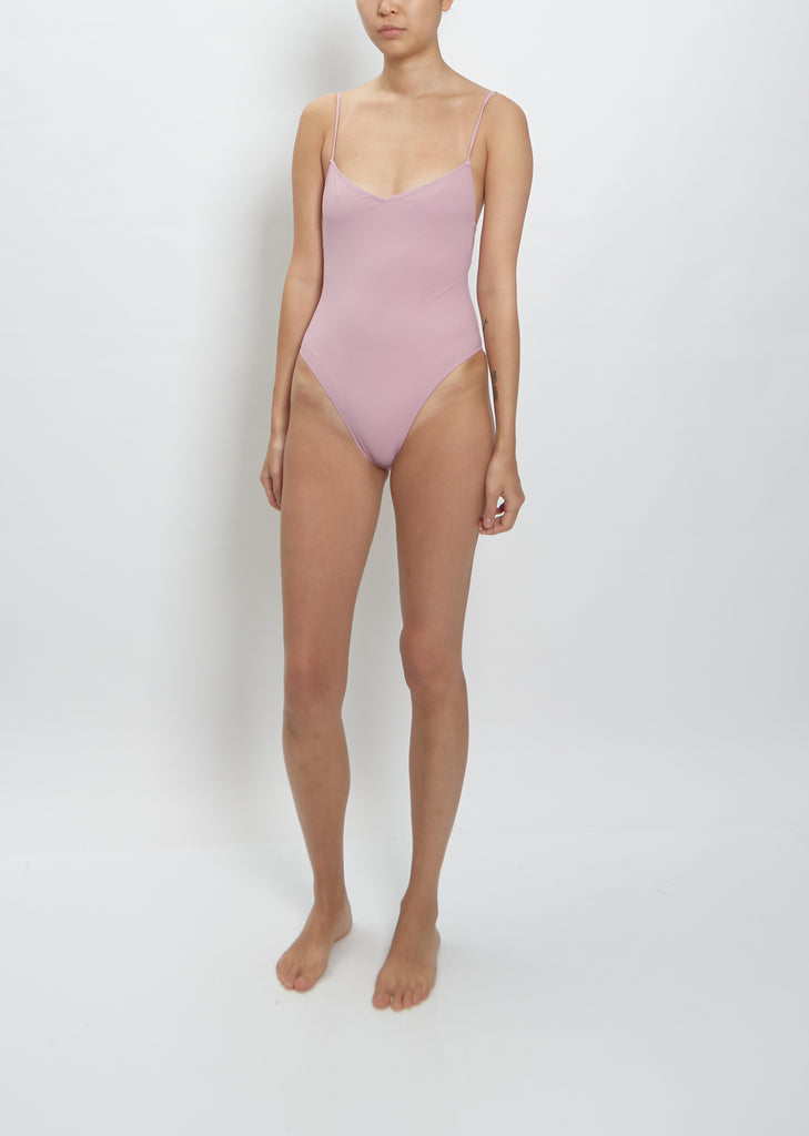 Ventiquattro V-neck One Piece — Rose