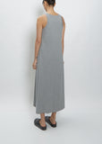 Flint Jersey Vest Dress — Grey Marl