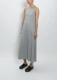 Flint Jersey Vest Dress — Grey Marl