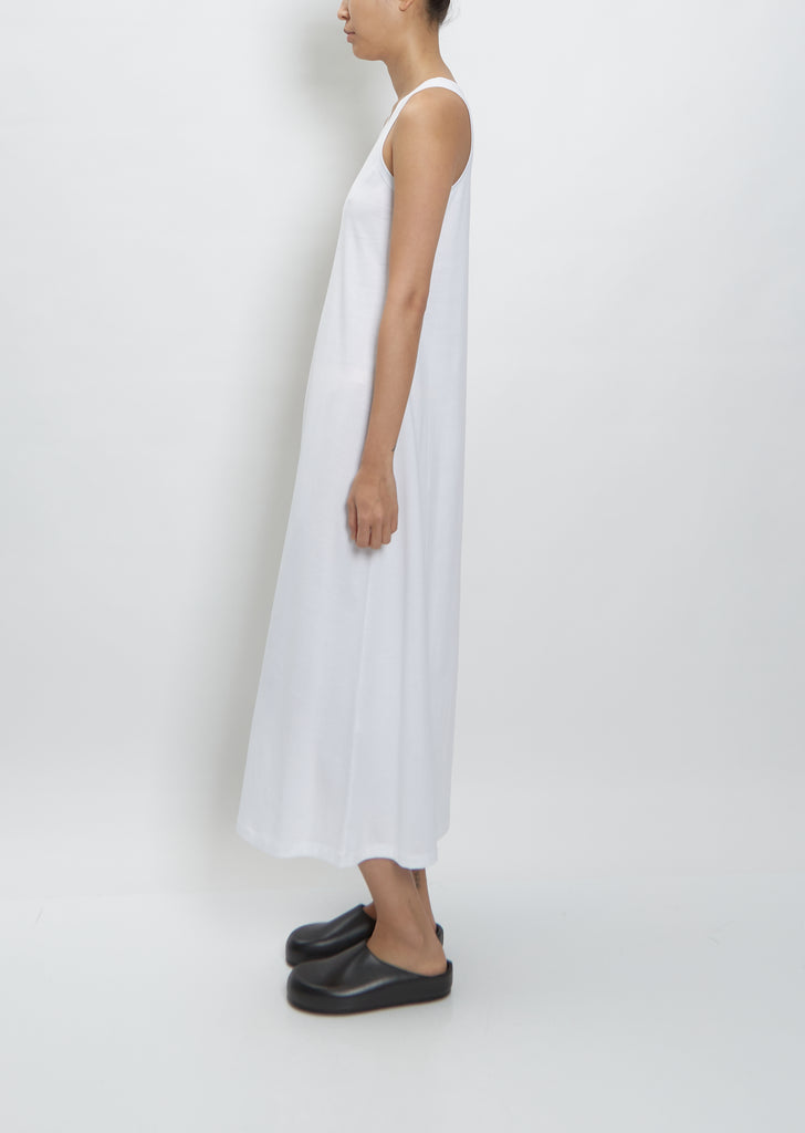 Flint Jersey Vest Dress — Off-White
