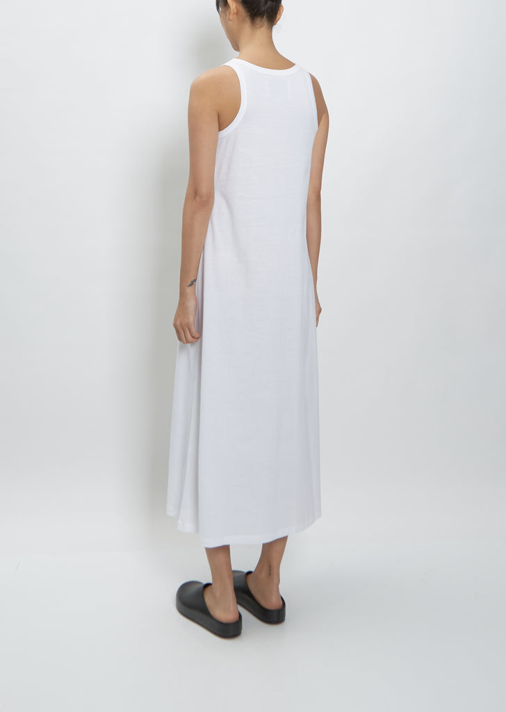 Flint Jersey Vest Dress — Off-White