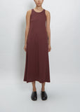 Flint Jersey Vest Dress — Oxblood