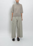 Inber Short Sleeve Roll Neck – Biscuit