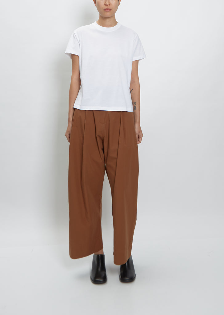 Marine Cotton T-Shirt — Off-White