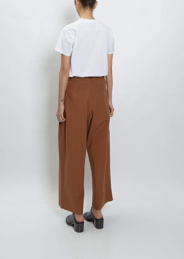 Marine Cotton T-Shirt — Off-White