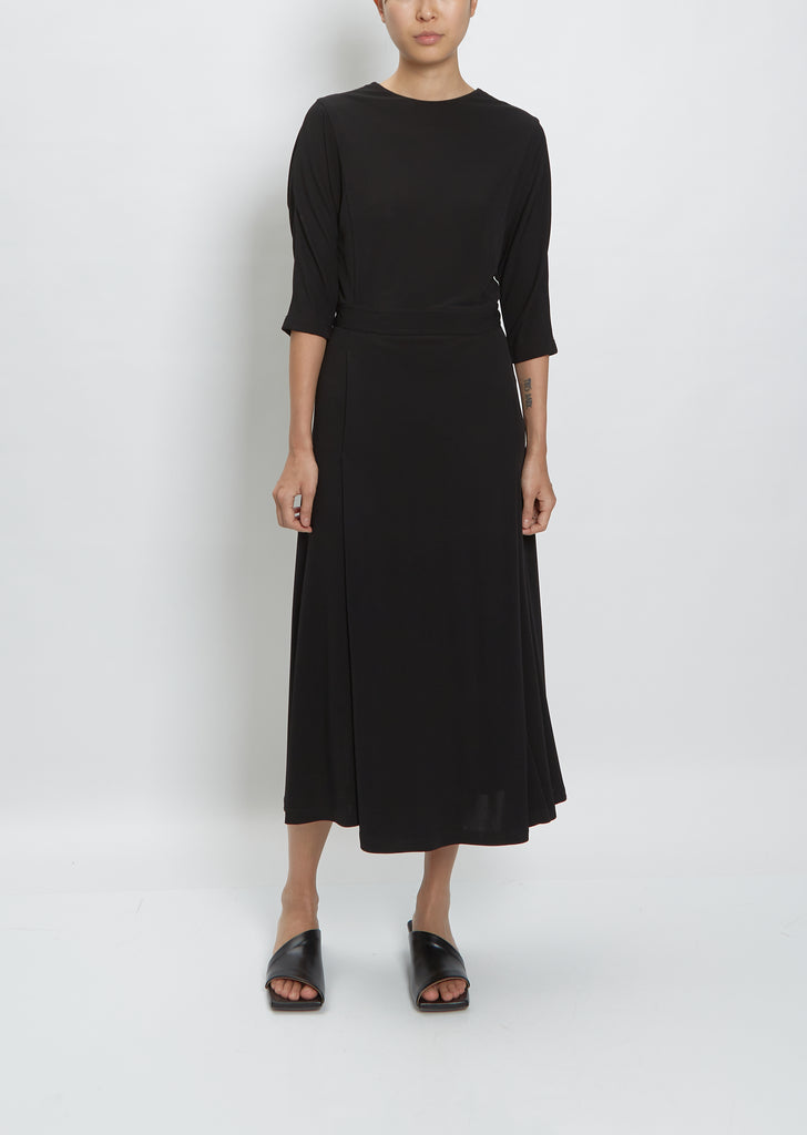 Viscose Jersey Back Bow Dress
