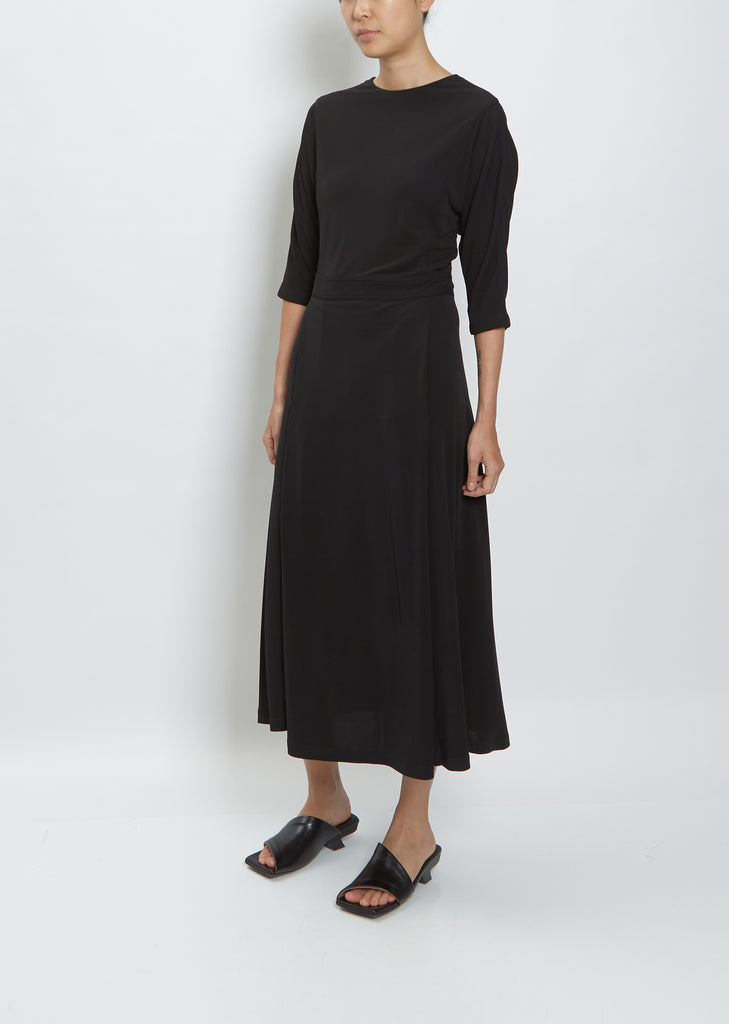 Viscose Jersey Back Bow Dress