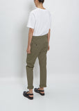News Edit Trousers — Khaki Green