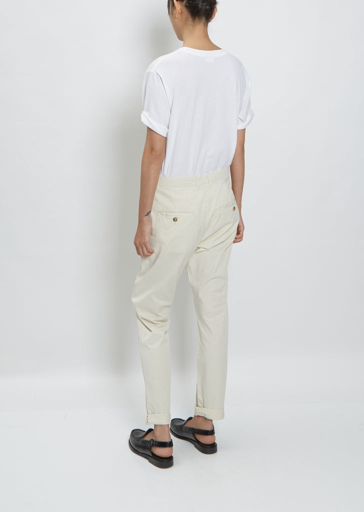 News Edit Trousers — Ivory