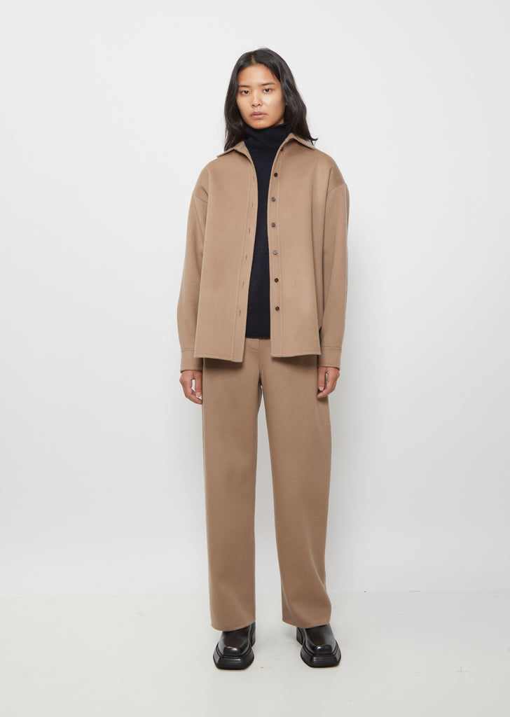 Wool Cashmere Shirt Jacket