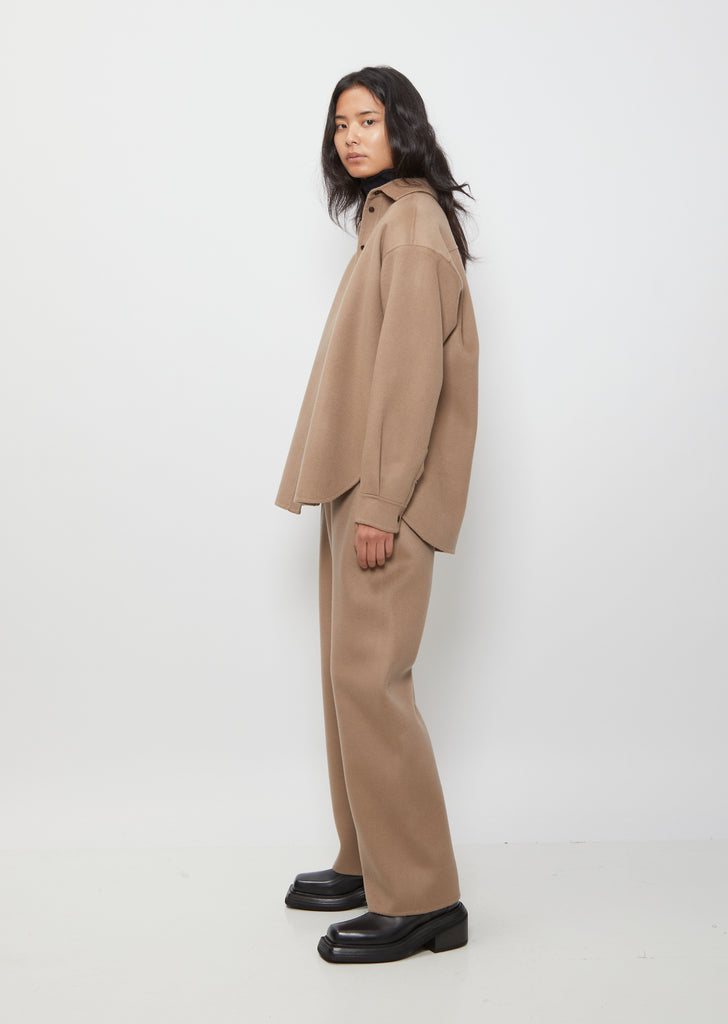 Wool Cashmere Shirt Jacket