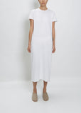 S/S Crewneck Dress — White