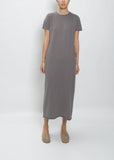 S/S Crewneck Dress — Slate