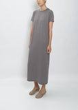 S/S Crewneck Dress — Slate