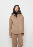 Wool Cashmere Shirt Jacket
