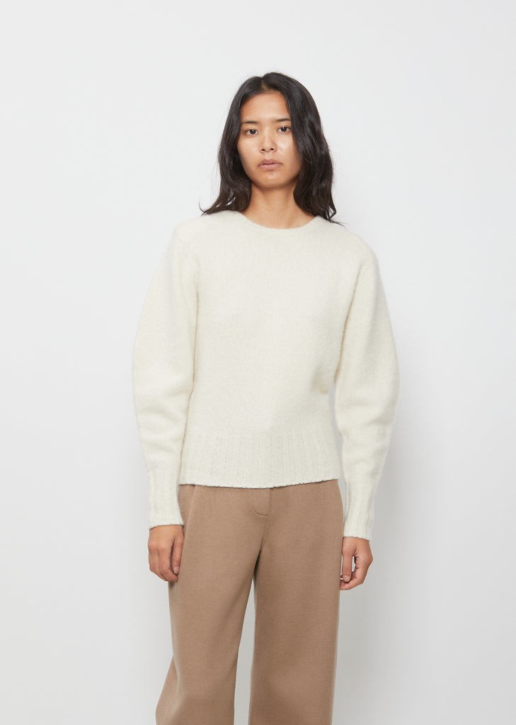 Silk Cashmere Crewneck Sweater