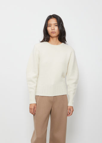 Silk Cashmere Crewneck Sweater