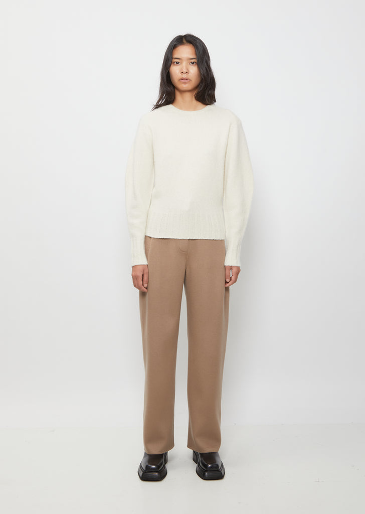 Silk Cashmere Crewneck Sweater