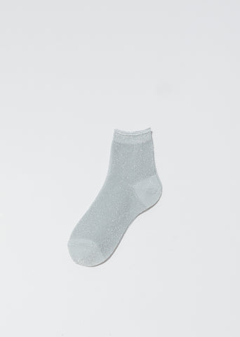 Glitter Socks — Grey