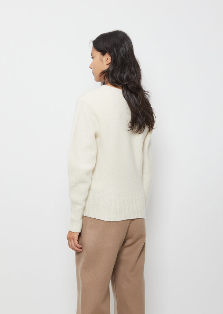 Silk Cashmere Crewneck Sweater