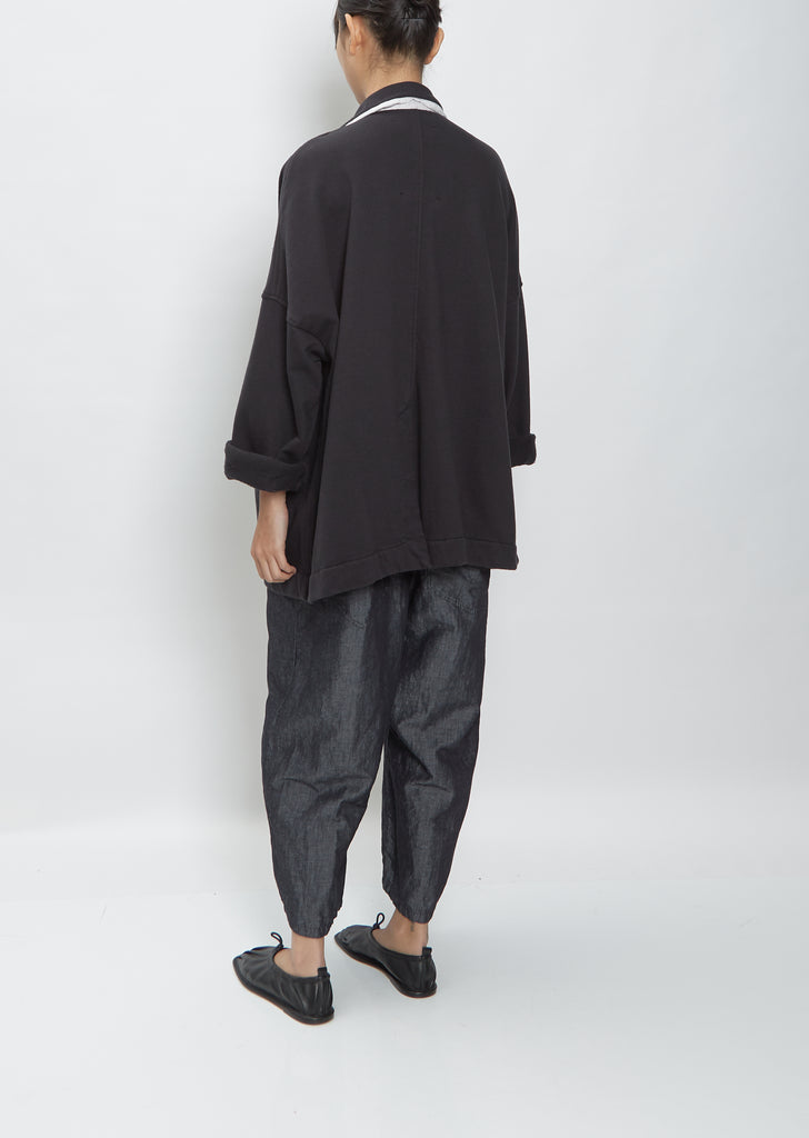 Big Blazer Felpone Jacket — Black