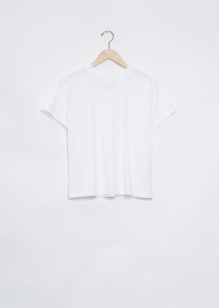 Marine Cotton T-Shirt — Off-White
