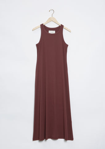 Flint Jersey Vest Dress — Oxblood