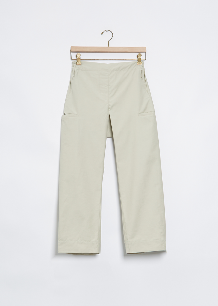 Romero Cotton Blend Trousers — Stone