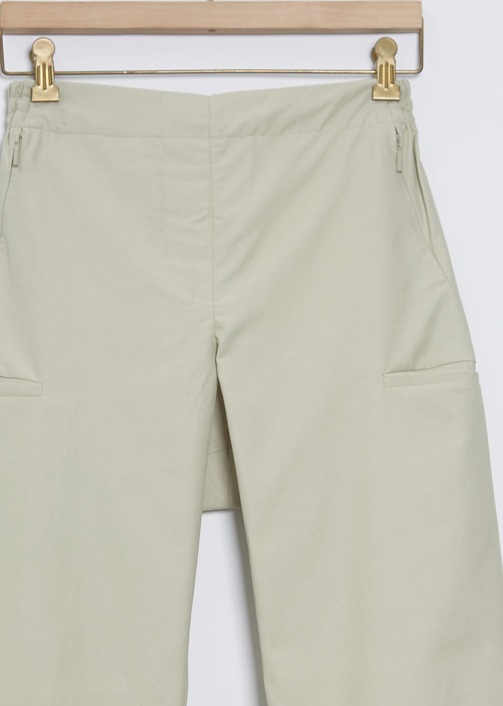 Romero Cotton Blend Trousers — Stone