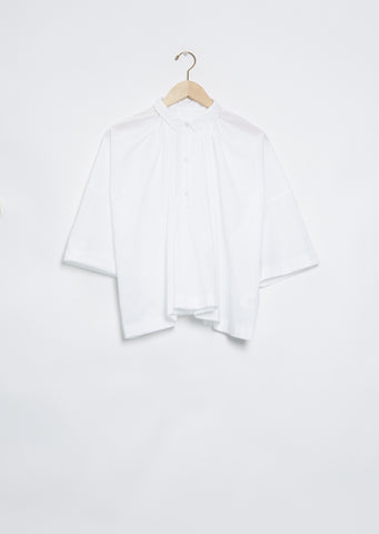 Brigitte Fine Cotton Shirt — White