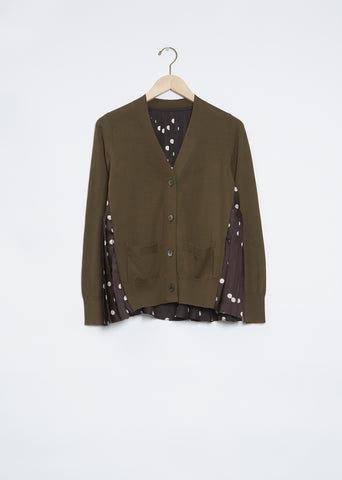 Polka Dots Knit Cardigan