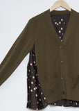 Polka Dots Knit Cardigan