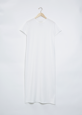 S/S Crewneck Dress — White