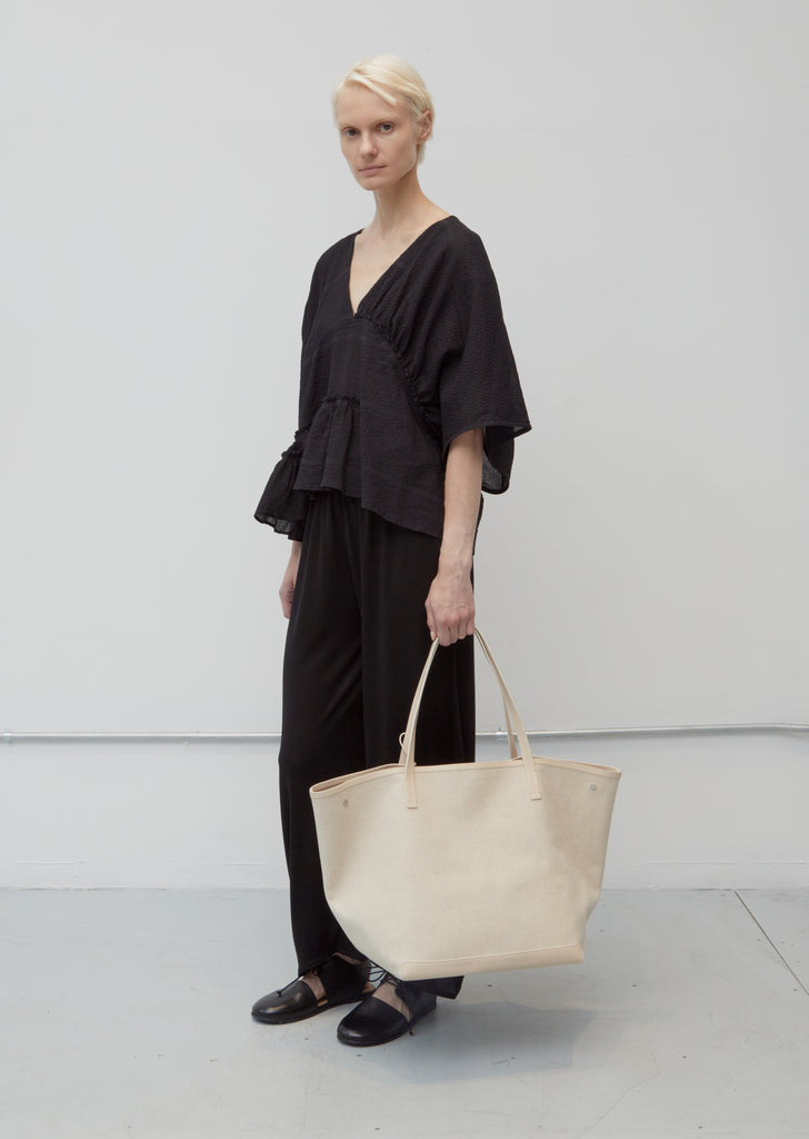 XL Park Tote — Natural / Ivory