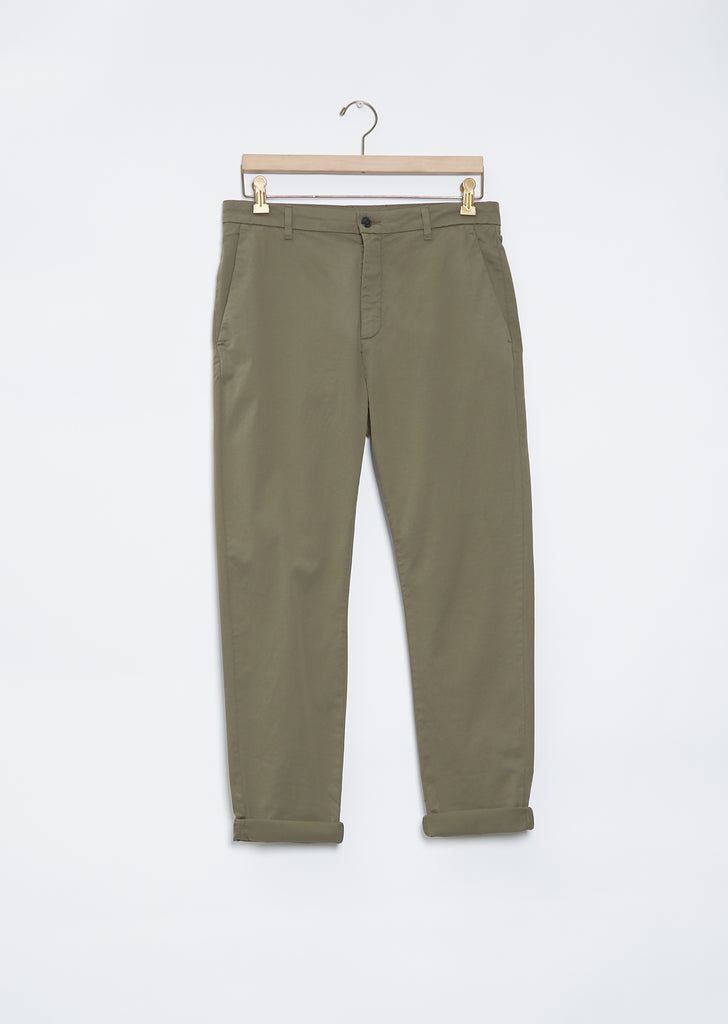 News Edit Trousers — Khaki Green