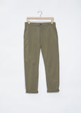 News Edit Trousers — Khaki Green