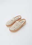 Net Panto Clog — Natural
