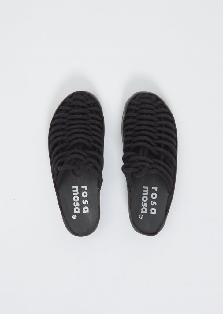 Net Panto Clog — Black