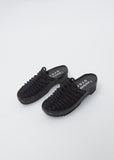 Net Panto Clog — Black
