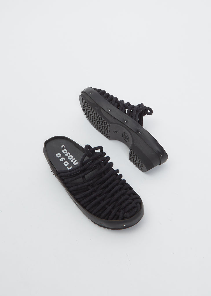 Net Panto Clog — Black