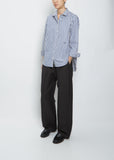 Signature Cotton Shirt — Riviera Stripe