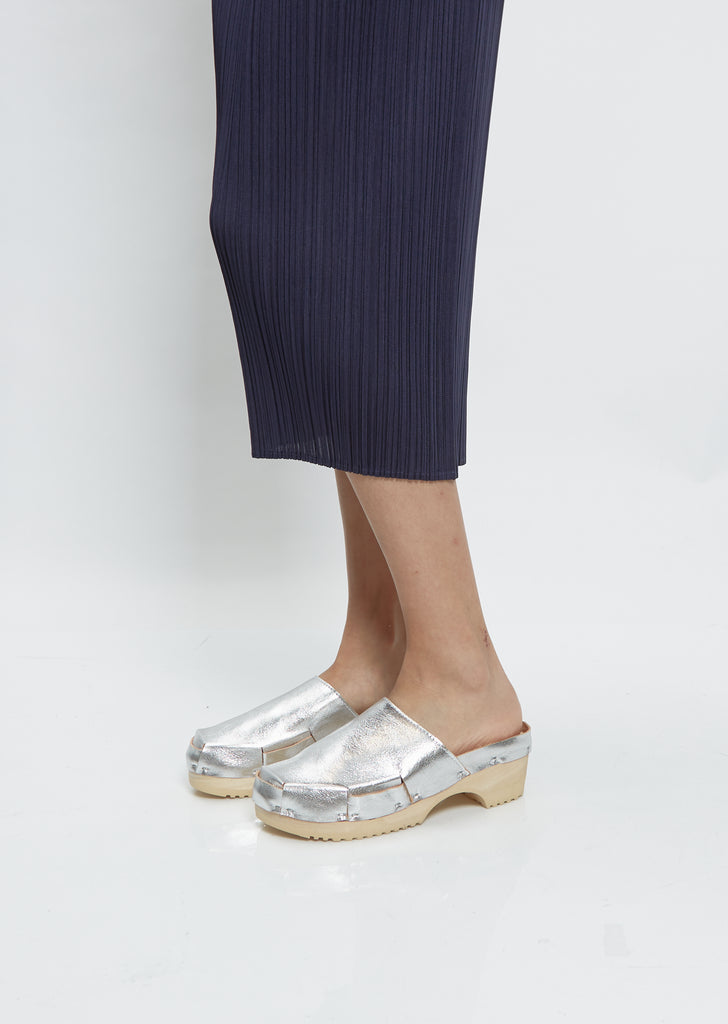 Metallic Donau Clog